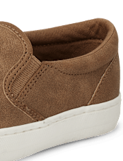 Boys Uniform Slip On Sneakers