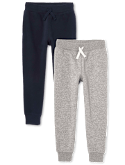 Ensemble de 2 pantalons de jogging en molleton Active Uniform pour garçons