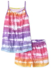 Girls tie dye pajamas Clearance