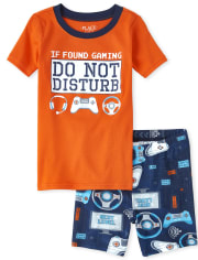 Boys Video Game Snug Fit Cotton Pajamas