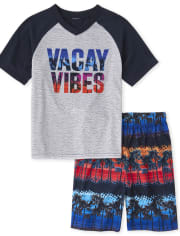 Pijama Vacay Vibes para niño