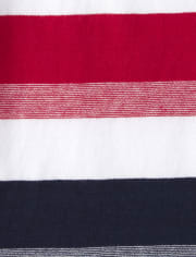 Baby And Toddler Boys Americana Mix And Match Striped Pocket Tank Top