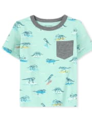 Top con bolsillo y estampado Mix And Match para bebés y niños pequeños