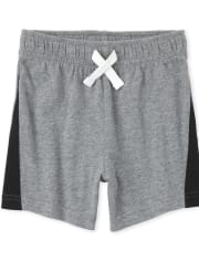 Shorts de baloncesto con rayas laterales Mix And Match para bebés y niños pequeños