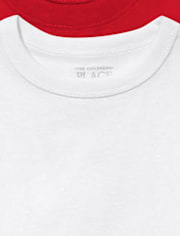 Lot de 4 t-shirts pour bébés et tout-petits garçons