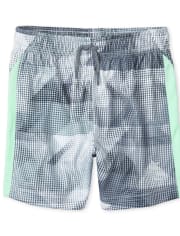 Shorts de baloncesto de alto rendimiento con rayas laterales para bebés y niños pequeños Mix And Match