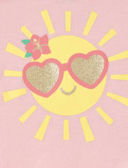 Baby And Toddler Girls Mix And Match Glitter Tie Front Tank Top