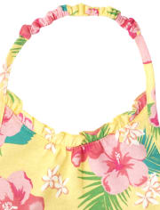 Baby And Toddler Girls Mix And Match Print Halter Top