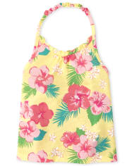 Baby And Toddler Girls Mix And Match Print Halter Top