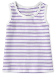 Baby And Toddler Girls Striped Tank Top
