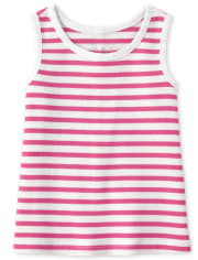 Baby And Toddler Girls Striped Tank Top