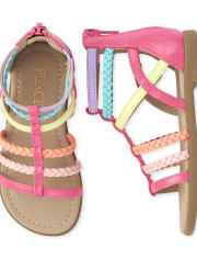 braided gladiator sandals