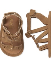 Baby Girls Studded Gladiator Sandals