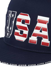 Gorra de béisbol a rayas Americana USA para niños