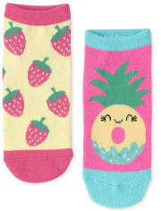 Girls Fruit Ankle Socks 6-Pack