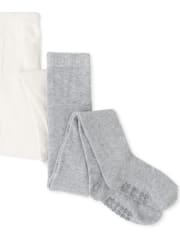 Toddler Girls Tights 2-Pack