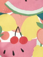 Baby And Toddler Girls Fruit Shortalls