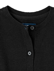 Cardigan à nœud uniforme pour toute-petite fille