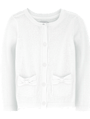 Toddler Girls Bow Cardigan