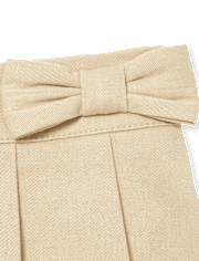 Ensemble de 2 jupes-shorts plissées uniformes pour toute-petite fille