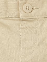 Ensemble de 2 pantalons chino skinny à volants pour toute-petite fille