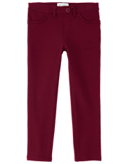 Girls Uniform Ponte Knit Pull On Jeggings