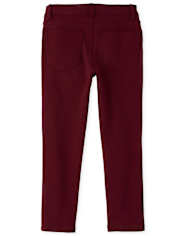 Girls Uniform Ponte Knit Jeggings - Slim