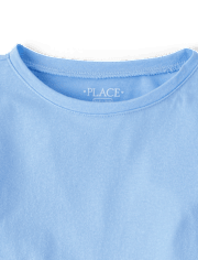 Camiseta básica con capas de uniforme para niñas