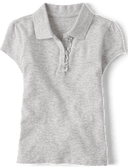 Polo de piqué uniforme para niñas