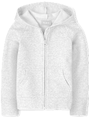 Sweat à capuche zippé Uniform Active Fleece pour filles