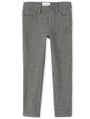 Girls Uniform Ponte Knit Pull On Jeggings