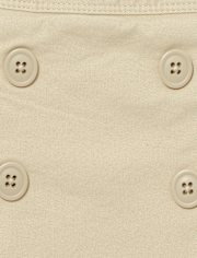 Jupe-short extensible à boutons pour fille - Taille Plus
