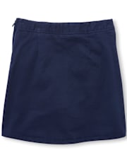 Jupe-short extensible à boutons pour fille - Taille Plus