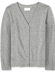 Girls V-Neck Cardigan