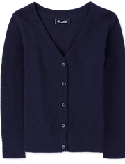 Cardigan à col en V pour fille