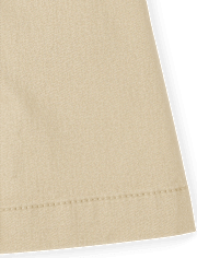 Girls Uniform Wrinkle Resistant Stretch Button Skort