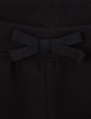 Paquete de 2 pantalones cortos activos de rizo francés de uniforme para niñas