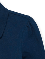 Lot de 2 polos uniformes en piqué pour fille