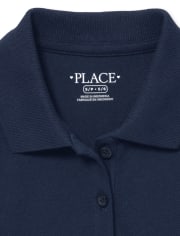 Lot de 2 polos en piqué d'uniforme pour filles