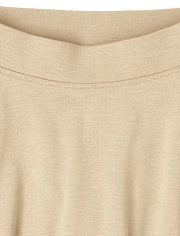 Ensemble de 2 jupes-shorts uniformes en tricot ponte pour filles