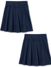 Uniforme para niñas Ponte Knit Skort paquete de 2