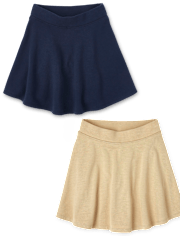 Uniforme para niñas Ponte Knit Skort paquete de 2