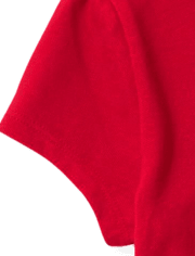 Polo de piqué de uniforme para niña, paquete de 2