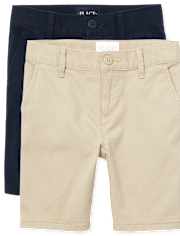 Lot de 2 shorts chino uniformes pour filles
