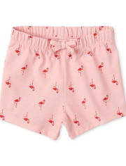 Baby And Toddler Girls Mix and Match Print Shorts