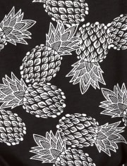 Barboteuse à découpe ananas pour bébés et petites filles