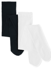 Girls Microfiber Tights 2-Pack