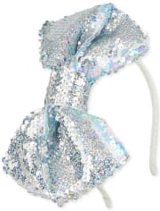 Girls Flip Sequin Bow Headband