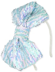 Girls Flip Sequin Bow Headband