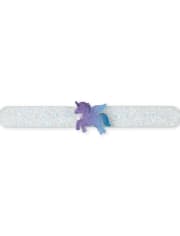 Girls Glitter Pegasus Slap Bracelet
